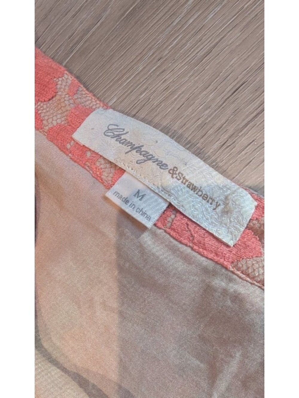 Anthropologie Lace Pink Coral Maxi Skirt - Picture 3 of 6
